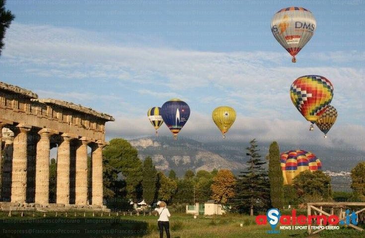 Torna a Paestum il Festival delle Mongolfiere dal 30 settembre all’8 ottobre