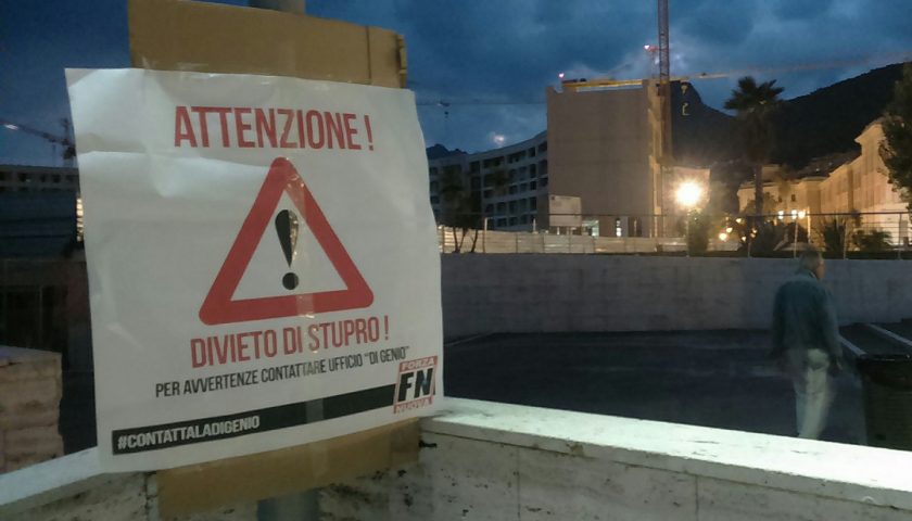 Dura provocazione a firma di Forza Nuova