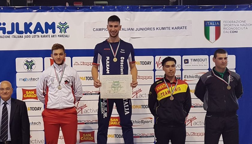 Romano Fiore del Moffa Team è vicecampione d’Italia di Karate