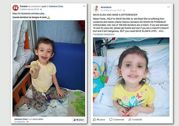 Il web si mobilita per una bimba leucemica, già trovati i donatori