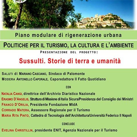 Presentazione del progetto “Sussulti. Storie di terra e umanità”