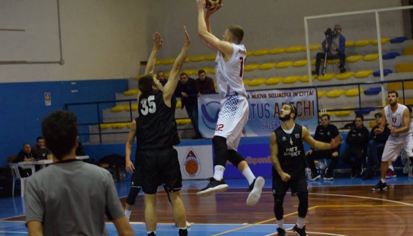 La Virtus Arechi Salerno batte la Playa Hotel Patti Basket ed ingrana la quinta