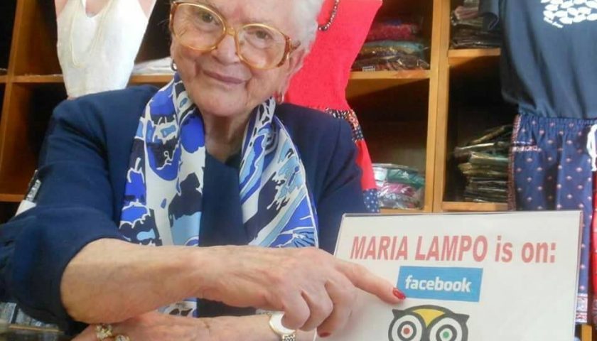 Addio a Maria Lampo, la donna che ha contribuito alla creazione del mito della “Moda Positano”