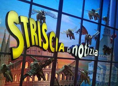 Arriva Striscia la Notizia al centro di Ostaglio