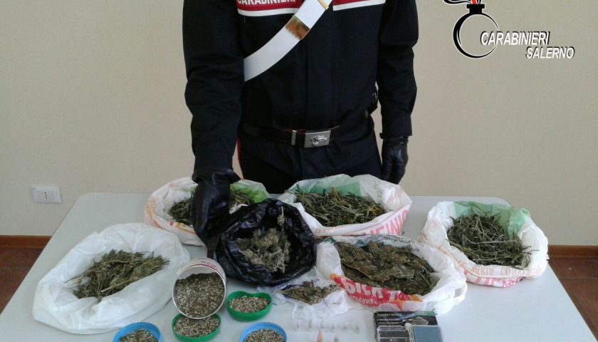 Spaccio di droga, in manette coppia di coniugi a Pertosa