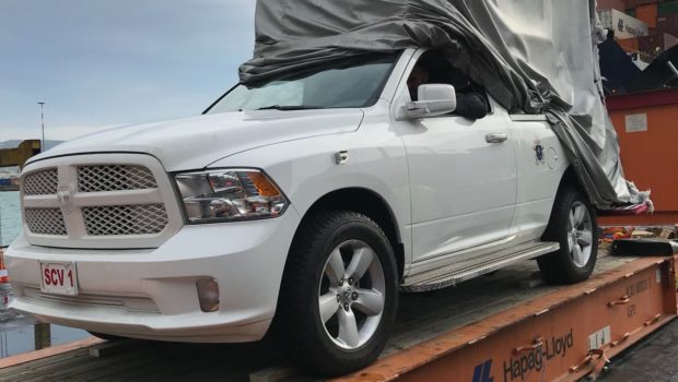 SBARCO IMPREVISTO AL PORTO PER LA PAPA-MOBILE DEL PONTEFICE FRANCESCO