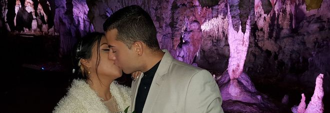 Pertosa, matrimonio da favola nelle Grotte dell’Angelo