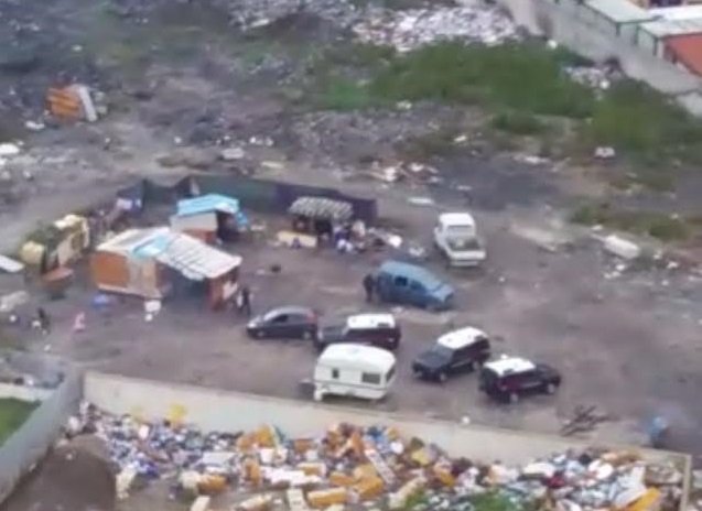 Campo Rom al Parco dei Salici di Pontecagnano, sgomberato dalle forze dell’ordine