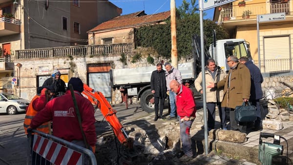 Nocera Superiore, sistemazione urbana a Materdomini