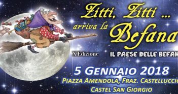Castel San Giorgio, “zitti zitti arriva la Befana”