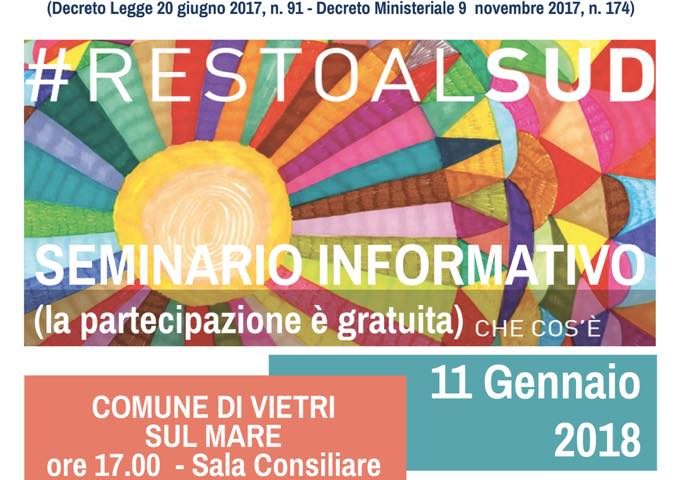 Incentivi per giovani imprenditori, un seminario informativo a Vietri