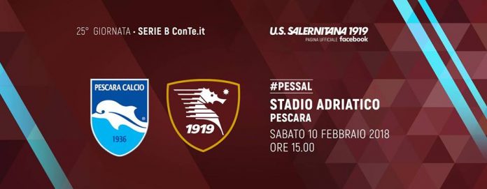Salernitana battuta 1-0 a Pescara: decide Brugman sul finale