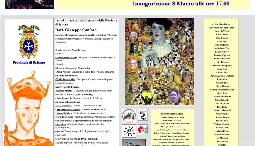 Collettiva d’Arte di donne presentata da un convegno a tema -DONNE e NON SOLO