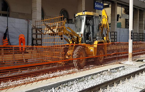 Salerno: continuano i lavori di messa in sicurezza alla stazione