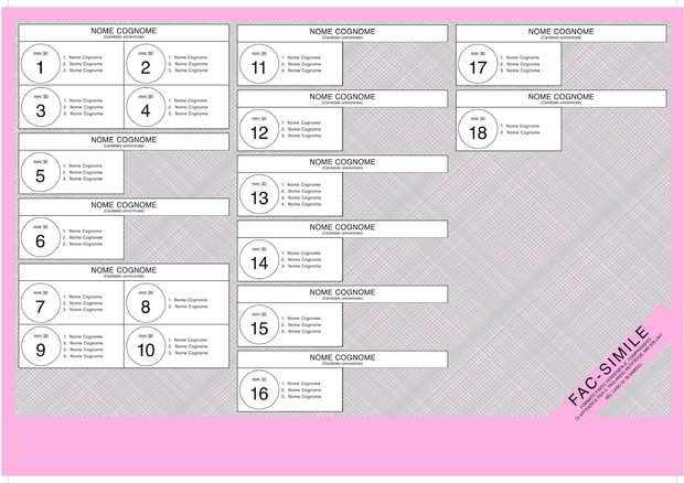 Elezioni: Ecco le nuove schede elettorali e la guida al voto