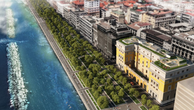 Smontaggio gru a Salerno, pronto il dispositivo