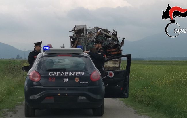 Gestione illecita di rifiuti, denunciato 64enne di Teggiano