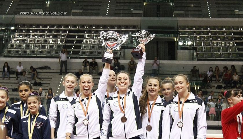 Ginnastica Salerno viene incoronata a Torino