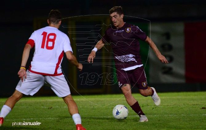 La Salernitana cala il poker contro la Vastese: in rete Casasola, Vuletich, Palumbo e Bocalon