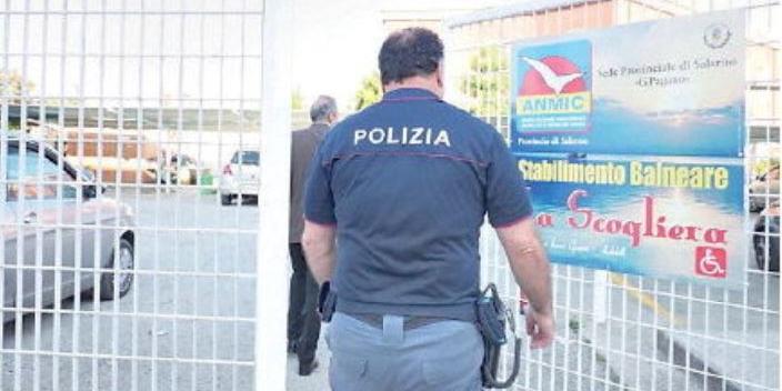 Salerno, allarme bomba al lido per disabili in via Leucosia