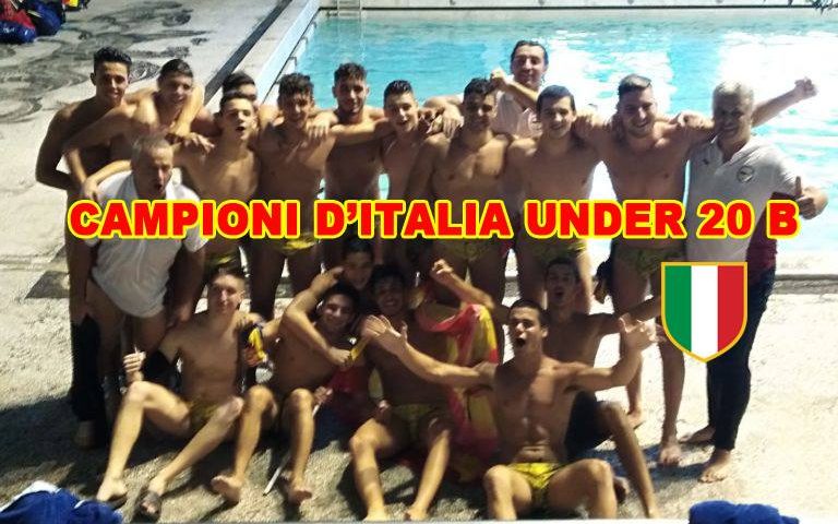Rari Nantes Salerno nella storia, è campione d’Italia nella categoria under 20 B