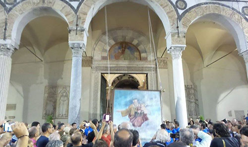 Salerno, al via i festeggiamenti per San Matteo: stasera alzata del Panno