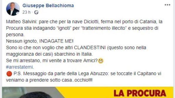 Diciotti e Salvini, un deputato leghista minaccia i magistrati via Facebook e lʼAnm: “Atto di una gravità inaudita”