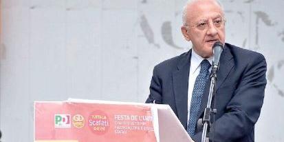 L’appello del governatore De Luca al Pd: «Serve l’operazione verità su noi stessi»