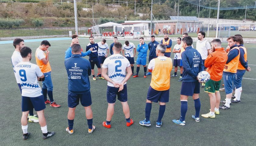 Salerno Guiscards, prima amichevole per la squadra di calcio guidata da mister Amendola