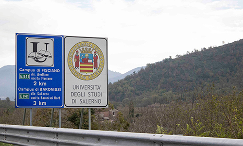 Costruendo UNISA: potenziamento segnaletica autostradale universitaria