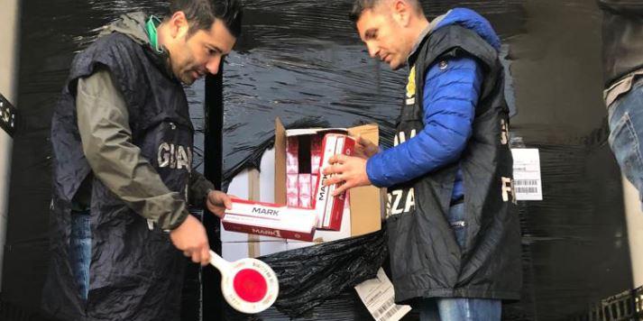 Sigarette di contrabbando, sequestrato ad Angri un carico di 9 tonnellate