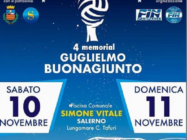 IV Memorial Buonagiunto, sabato e domenica alla piscina Vitale