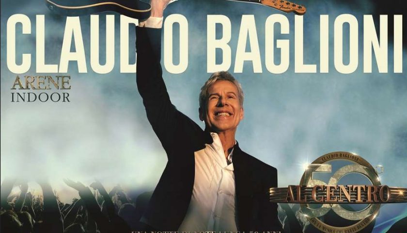 Claudio Baglioni: biglietti esauriti per i concerti di domani e domenica al PalaSele di Eboli