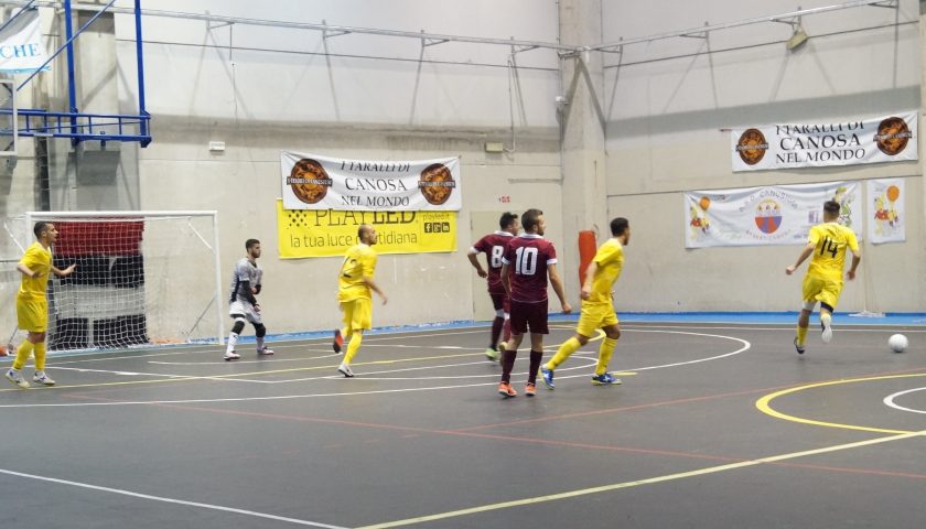 Due minuti infernali condannano l’Alma Salerno:  il Futsal Canosa vince per 8 a 3