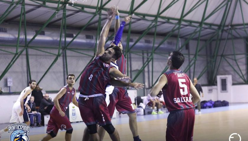 La Hippo Basket Salerno incassa la sesta sconfitta stagionale in casa di Portici