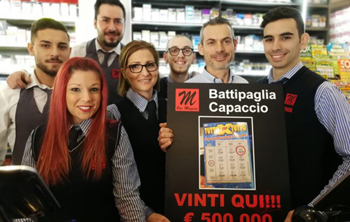 Battipaglia: compra al bar un “gratta e vinci” da 5 euro e se ne porta a casa 500000!