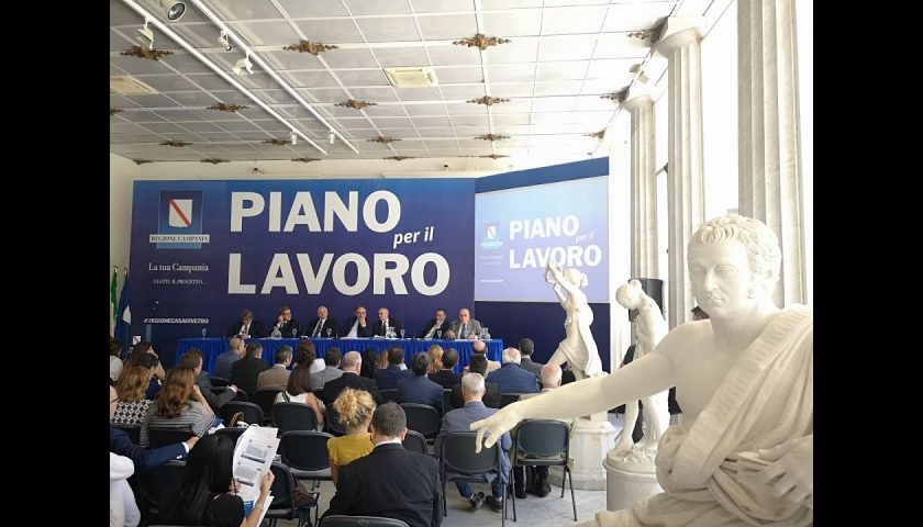 Piano Lavoro della Campania: se ne discute mercoledì a Palazzo S. Agostino