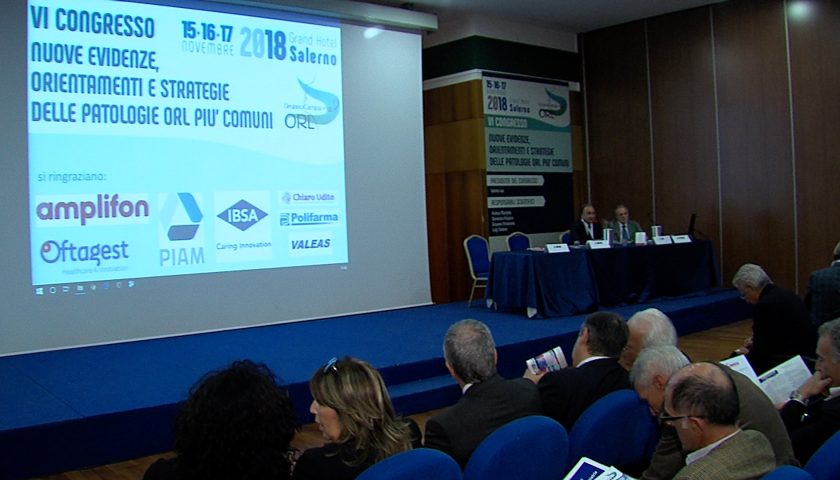 A Salerno il congresso annuale degli otorinolaringoiatri del gruppo campano ORL