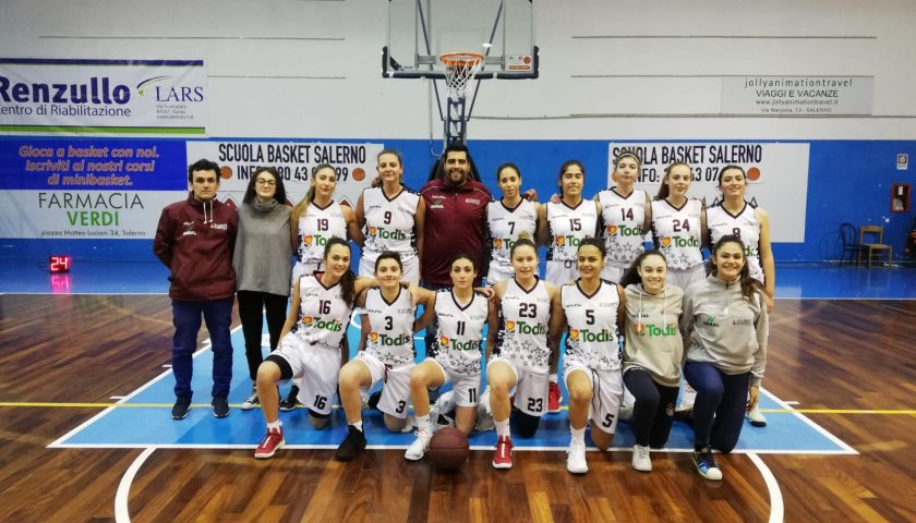 Todis Salerno Basket ’92, sorriso in Coppa Campania: Sorrento battuto, ora la sosta