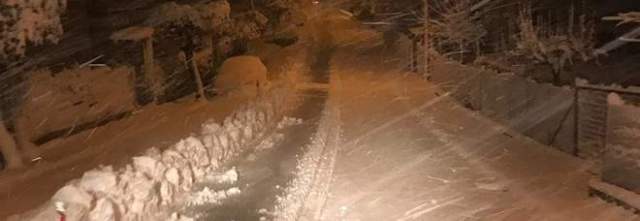 Emergenza neve: bufera nella notte e scuole chiuse nel Vallo di Diano