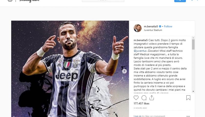 Benatia: «Juventus, ero sicuro di restare»