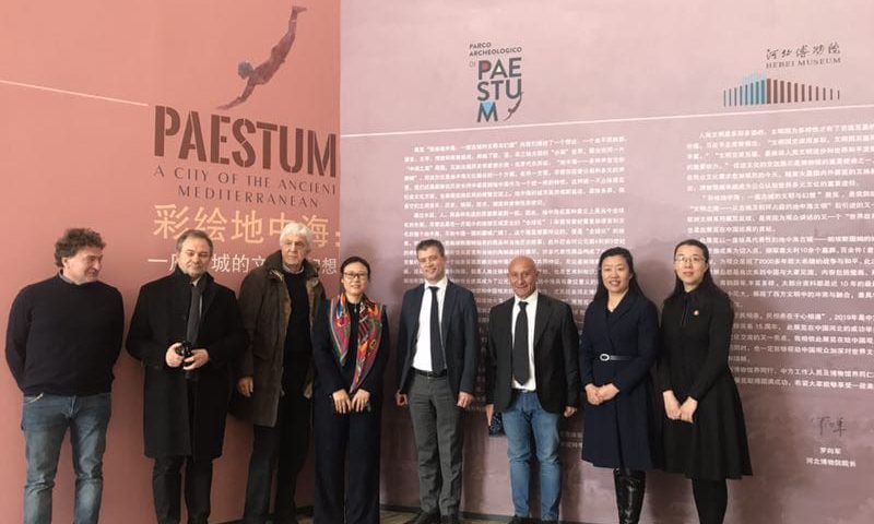 Paestum conquista la Cina: inaugurata la prima tappa della mostra “Paestum: una città del Mediterraneo antico”