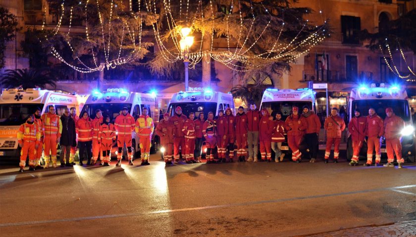 I volontari della Croce Rossa Italiana di Salerno in prima linea per il Capodanno in piazza