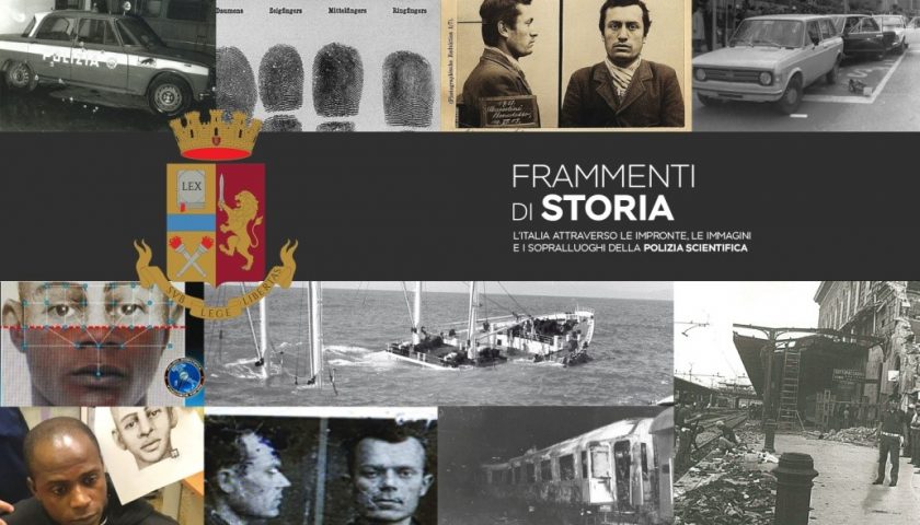 “Frammenti di storia. L’Italia attraverso le impronte, le immagini e i sopralluoghi della Polizia Scientifica” al Tempio di Pomona nel weekend