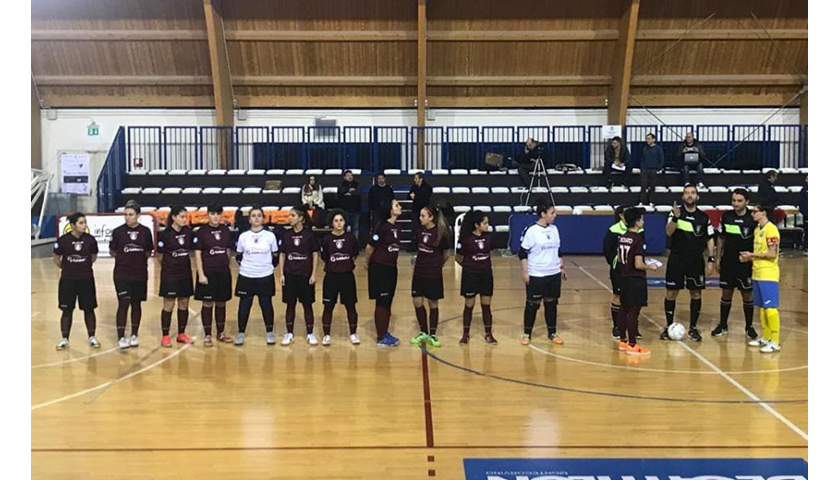 Salernitana femminile, goleada casalinga contro la Woman Futsal Club