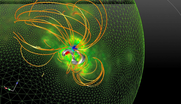 Il primo simulatore di eruzioni solari