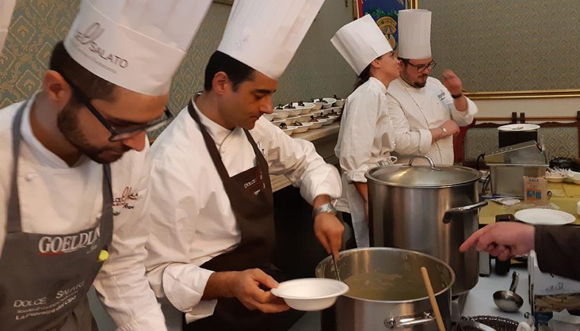 Show cooking a Palazzo S. Agostino con l’Olio Colline Salernitane Dop