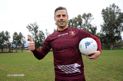 Al via l’avventura di Calaiò con la maglia della Salernitana