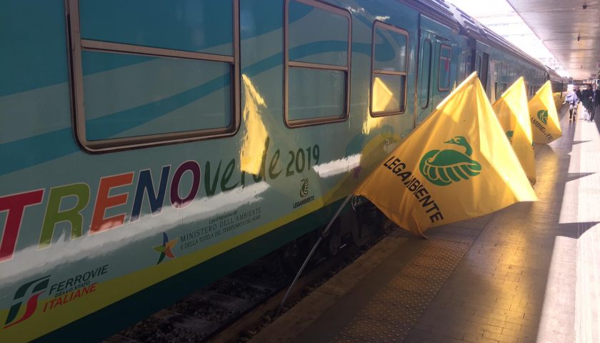 Il Treno Verde di Legambiente e Ferrovie dello Stato Italiane arriva a Napoli