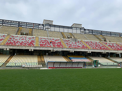 Lavori all’Arechi per le Universiadi: sopralluogo durante il restyling